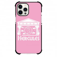 SkinnyDip Hercules Phone Case For iPhone Samsung Galaxy Pixel OnePlus Vivo Xiaomi Asus Sony Motorola Nokia - Hercules x Skinnydip Temple Greek Mythology Pink Poster