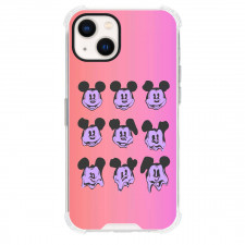 SkinnyDip Mickey Phone Case For iPhone Samsung Galaxy Pixel OnePlus Vivo Xiaomi Asus Sony Motorola Nokia - Mickey x Skinnydip Melted Mickey Mouse Pink Purple Gradient Poster