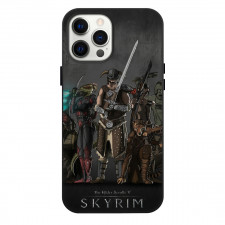 The Elder Scrolls V Skyrim Phone Case For iPhone Samsung Galaxy Pixel OnePlus Vivo Xiaomi Asus Sony Motorola Nokia - The Elder Scrolls V Skyrim Characters Comic Art Poster