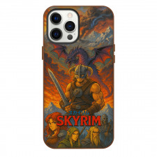 The Elder Scrolls V Skyrim Phone Case For iPhone Samsung Galaxy Pixel OnePlus Vivo Xiaomi Asus Sony Motorola Nokia - The Elder Scrolls V Skyrim Characters Fierce Anime Style Art Poster