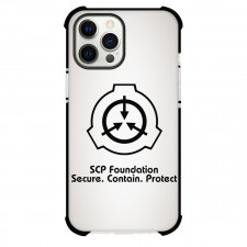SCP Secret Laboratory Phone Case For iPhone Samsung Galaxy Pixel OnePlus Vivo Xiaomi Asus Sony Motorola Nokia - SCP Secret Laboratory Logo on White Static Background