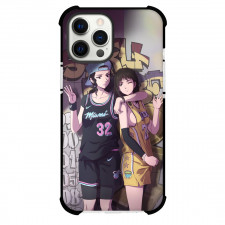 Slam Dunk Haruko Akagi & Ayako Phone Case For iPhone Samsung Galaxy Pixel OnePlus Vivo Xiaomi Asus Sony Motorola Nokia - Haruko Akagi & Ayako Basketball Players