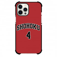 Slam Dunk Akagi Takenori Phone Case For iPhone Samsung Galaxy Pixel OnePlus Vivo Xiaomi Asus Sony Motorola Nokia - Akagi Takenori Player Shohoku 4 Black Text