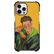 Slam Dunk Miyagi Ryota Phone Case For iPhone Samsung Galaxy Pixel OnePlus Vivo Xiaomi Asus Sony Motorola Nokia - Miyagi Ryota Talk on Telephone Art