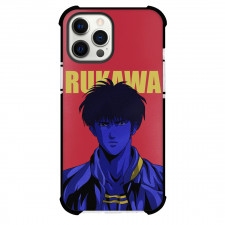 Slam Dunk Rukawa Kaede Phone Case For iPhone Samsung Galaxy Pixel OnePlus Vivo Xiaomi Asus Sony Motorola Nokia - Rukawa Kaede Portrait Art with Red Background