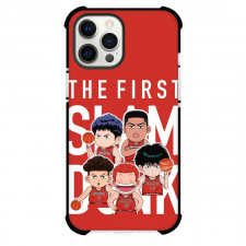 Slam Dunk Phone Case For iPhone Samsung Galaxy Pixel OnePlus Vivo Xiaomi Asus Sony Motorola Nokia - Shohoku Chibi Art Characters with White Text