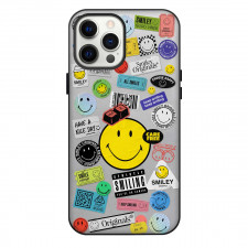 Smiley Phone Case For iPhone Samsung Galaxy Pixel OnePlus Vivo Xiaomi Asus Sony Motorola Nokia - Smiley Originals Sticker Collage Poster