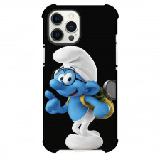 The Smurfs Brainy Smurf Case For iPhone Samsung Galaxy Pixel OnePlus Vivo Xiaomi Asus Sony Motorola Nokia - Brainy Side Portrait Backpack