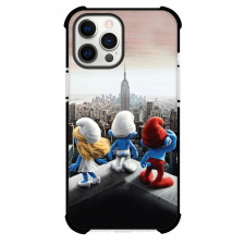 The Smurfs Case For iPhone Samsung Galaxy Pixel OnePlus Vivo Xiaomi Asus Sony Motorola Nokia - Characters Sight Seeing on the Roof Top