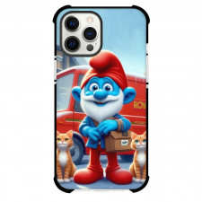 The Smurfs Papa Smurf Case For iPhone Samsung Galaxy Pixel OnePlus Vivo Xiaomi Asus Sony Motorola Nokia - Papa Royal Mail Car with Cats