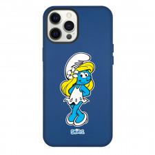 The Smurfs Smurfette Phone Case For iPhone Samsung Galaxy Pixel OnePlus Vivo Xiaomi Asus Sony Motorola Nokia - Smurfette Standing Minimalist Art Sticker