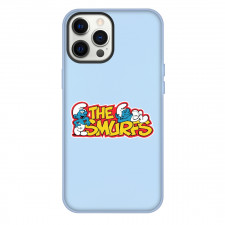 The Smurfs Case For iPhone Samsung Galaxy Pixel OnePlus Vivo Xiaomi Asus Sony Motorola Nokia - Yellow Red Title Sticker Art