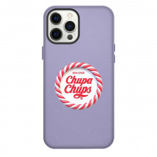 Chupa Chups Phone Case For iPhone Samsung Galaxy Pixel OnePlus Vivo Xiaomi Asus Sony Motorola Nokia - Chupa Chups Logo On Candy Cane Circle
