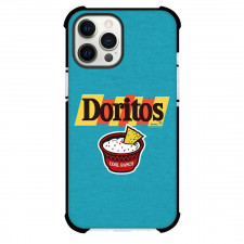 Doritos Phone Case For iPhone Samsung Galaxy Pixel OnePlus Vivo Xiaomi Asus Sony Motorola Nokia - Doritos Cool Ranch Retro Logo On Blue Background