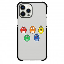 M&Ms Phone Case For iPhone Samsung Galaxy Pixel OnePlus Vivo Xiaomi Asus Sony Motorola Nokia - M&Ms Cartoon Face Set Sticker