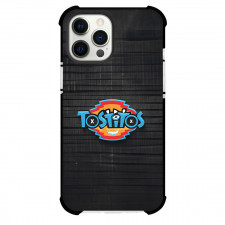 Tostitos Phone Case For iPhone Samsung Galaxy Pixel OnePlus Vivo Xiaomi Asus Sony Motorola Nokia - Tostitos Logo 2003 Redesign On Black Background