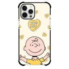 Snoopy Charlie Phone Case For iPhone and Samsung Galaxy Devices - Charlie Hug Me