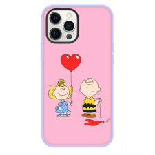 Snoopy Phone Case For iPhone and Samsung Galaxy Devices - Charlie And Sally Heart Balloon