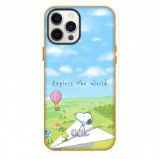 Snoopy Phone Case For iPhone and Samsung Galaxy Devices - Explore The World