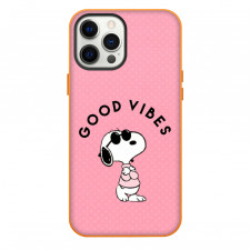 Snoopy Phone Case For iPhone and Samsung Galaxy Devices - Good Vibes Portrait