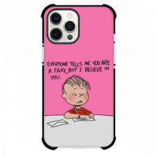 Snoopy Linus Phone Case For iPhone and Samsung Galaxy Devices - Linus Writing Motivational Quote