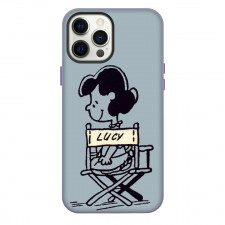 Snoopy Lucy Phone Case For iPhone and Samsung Galaxy Devices - Lucy Sitting In A Chair