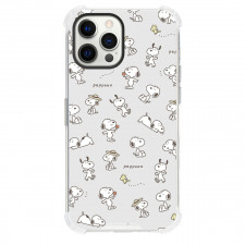 Snoopy Phone Case For iPhone and Samsung Galaxy Devices - Pattern In Ash Background