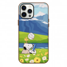 Snoopy Phone Case For iPhone and Samsung Galaxy Devices - Snoopy And Woodstock Reading A Book