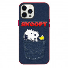 Snoopy Phone Case For iPhone and Samsung Galaxy Devices - Woodstock And Snoopy In Pocket Portrait