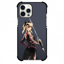 Solo Leveling Cha Hae In For iPhone Samsung Galaxy Pixel OnePlus Vivo Xiaomi Asus Sony Motorola Nokia - Cha Hae In Back Portrait Gray Background