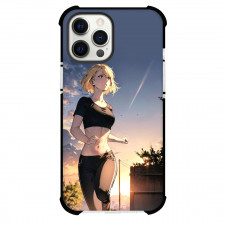 Solo Leveling Cha Hae In For iPhone Samsung Galaxy Pixel OnePlus Vivo Xiaomi Asus Sony Motorola Nokia - Cha Hae In Running Illustration