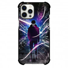 Solo Leveling Sung Jinwoo For iPhone Samsung Galaxy Pixel OnePlus Vivo Xiaomi Asus Sony Motorola Nokia - Sung Jinwoo Portrait Chains Background