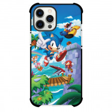 Sonic The Hedgehog Phone Case For iPhone Samsung Galaxy Pixel OnePlus Vivo Xiaomi Asus Sony Motorola Nokia - Characters Cartoon Art Island Background
