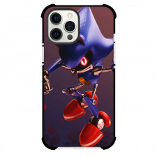 Sonic The Hedgehog Metal Sonic Phone Case For iPhone Samsung Galaxy Pixel OnePlus Vivo Xiaomi Asus Sony Motorola Nokia - Metal Sonic Character Art Blood Background