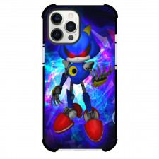 Sonic The Hedgehog Metal Sonic Phone Case For iPhone Samsung Galaxy Pixel OnePlus Vivo Xiaomi Asus Sony Motorola Nokia - Metal Sonic Posing Black Background