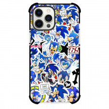 Sonic The Hedgehog Phone Case For iPhone Samsung Galaxy Pixel OnePlus Vivo Xiaomi Asus Sony Motorola Nokia - Sonic The Hedgehog Sticker Art Collage