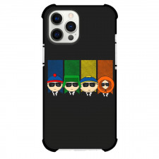 South Park Phone Case For iPhone Samsung Galaxy Pixel OnePlus Vivo Xiaomi Asus Sony Motorola Nokia - Characters Wearing Shades Black Background