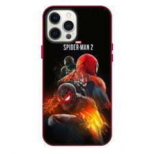 Spider man 2 Phone Case For iPhone Samsung Galaxy Pixel OnePlus Vivo Xiaomi Asus Sony Motorola Nokia - Miles And Peter Poster