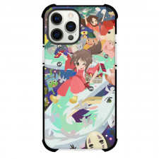 Spirited Away Case For iPhone Samsung Galaxy Pixel OnePlus Vivo Xiaomi Asus Sony Motorola Nokia - Characters Riding on the Dragon Chibi Art