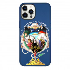 Spirited Away Case For iPhone Samsung Galaxy Pixel OnePlus Vivo Xiaomi Asus Sony Motorola Nokia - Circle Shape Dragon Collage Sticker Art