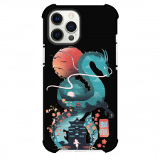 Spirited Away Case For iPhone Samsung Galaxy Pixel OnePlus Vivo Xiaomi Asus Sony Motorola Nokia - Dragon Shadow Black Background