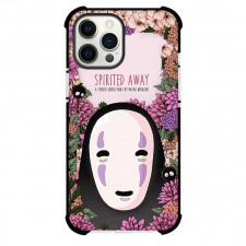 Spirited Away Case For iPhone Samsung Galaxy Pixel OnePlus Vivo Xiaomi Asus Sony Motorola Nokia - Face at Center Flowers Background