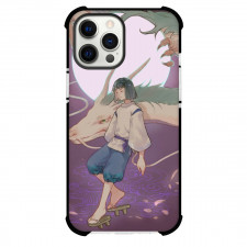 Spirited Away Haku Case For iPhone Samsung Galaxy Pixel OnePlus Vivo Xiaomi Asus Sony Motorola Nokia - Haku with the Dragon Full Moon Background