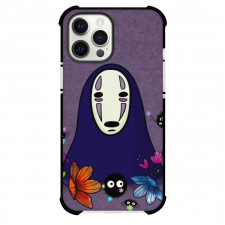 Spirited Away Lonely Spirit Case For iPhone Samsung Galaxy Pixel OnePlus Vivo Xiaomi Asus Sony Motorola Nokia - Lonely Spirit Face Purple Background