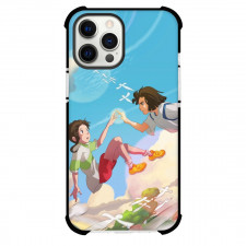 Spirited Away Case For iPhone Samsung Galaxy Pixel OnePlus Vivo Xiaomi Asus Sony Motorola Nokia - Reaching Each Other Hands Sky Background
