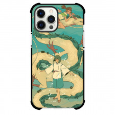 Spirited Away Case For iPhone Samsung Galaxy Pixel OnePlus Vivo Xiaomi Asus Sony Motorola Nokia - Riding the Dragon Minimalist Portrait