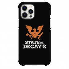 State Of Decay Phone Case For iPhone Samsung Galaxy Pixel OnePlus Vivo Xiaomi Asus Sony Motorola Nokia - State Of Decay 2 Logo On Black Background
