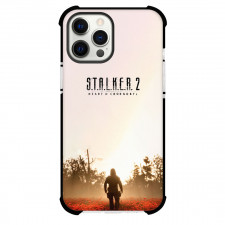 S.T.A.L.K.E.R. Phone Case For iPhone Samsung Galaxy Pixel OnePlus Vivo Xiaomi Asus Sony Motorola Nokia - S.T.A.L.K.E.R. 2 Heart Of Chornobyl Lone Survivor Red Field Sunset Poster