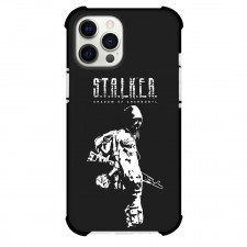 S.T.A.L.K.E.R. Phone Case For iPhone Samsung Galaxy Pixel OnePlus Vivo Xiaomi Asus Sony Motorola Nokia - S.T.A.L.K.E.R. Shadow of Chernobyl Black & White Silhouette Art Poster