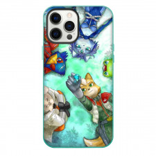 Star Fox Phone Case For iPhone Samsung Galaxy Pixel OnePlus Vivo Xiaomi Asus Sony Motorola Nokia - Character Laying In Grass Holding Blue Sphere